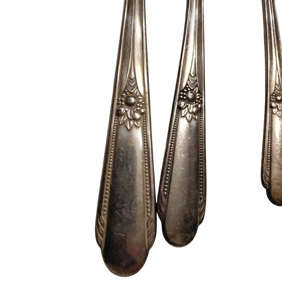 Flatware 7 pieces same pattern silver plated - Picture 2 of 3